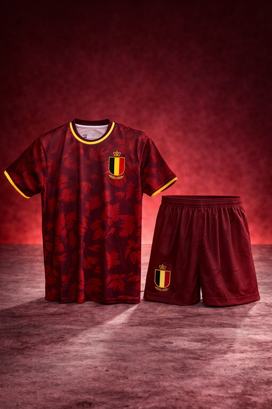 Ensemble Belgique - T-shirt & Short Adultes